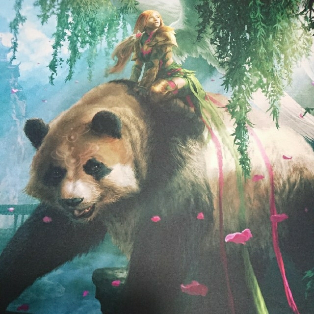 MTG GP上海2014 プレイマット 天使/パンダ