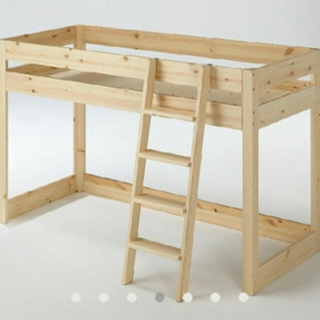 MUJI (無印良品) - 無印 パイン材ミドルベッドの通販 by ohana｜ムジル