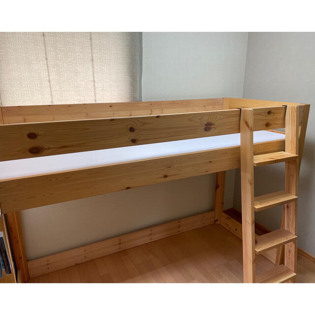 MUJI (無印良品) - 無印 パイン材ミドルベッドの通販 by ohana｜ムジル