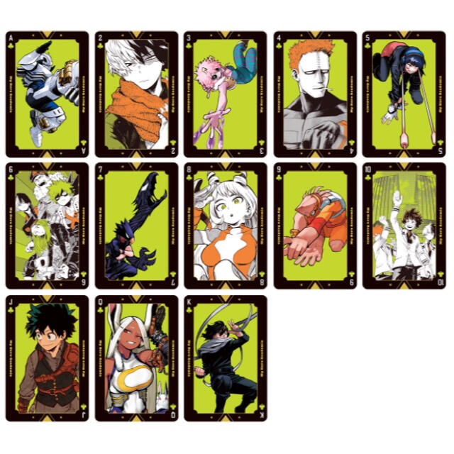 僕のヒーローアカデミア展 ヒロアカ展 原作 箔押しトランプ BOX 爆豪