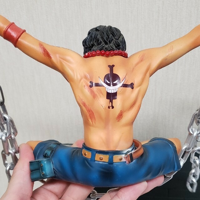 38 ワンピース フィギュア エース インペルダウン 一品物 マリン