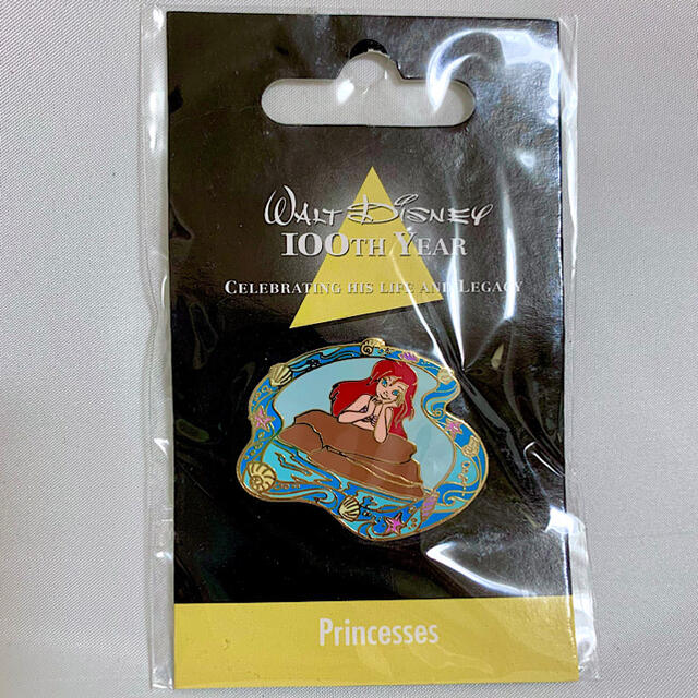 アリエル - アリエル ウォルトディズニー100周年 ピンバッジの通販 by