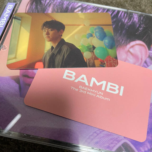 EXO - EXO ベッキョン ソロアルバム bambi フォトカードの通販 by k