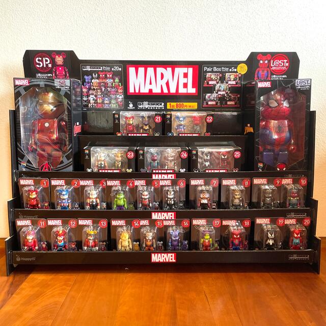 MEDICOM TOY - マーベル ベアブリック 全種類 ハッピーくじの通販 by O