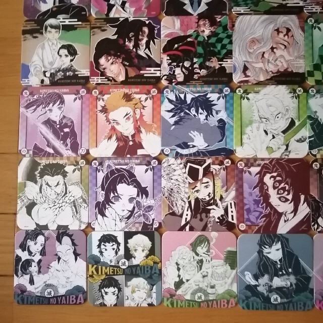 鬼滅の刃 アートコースター◇第二弾 全45種＋ボックス封入特典3種入 48