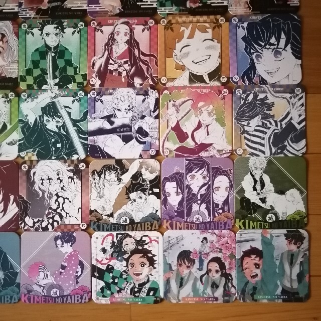 鬼滅の刃 アートコースター◇第二弾 全45種＋ボックス封入特典3種入 48