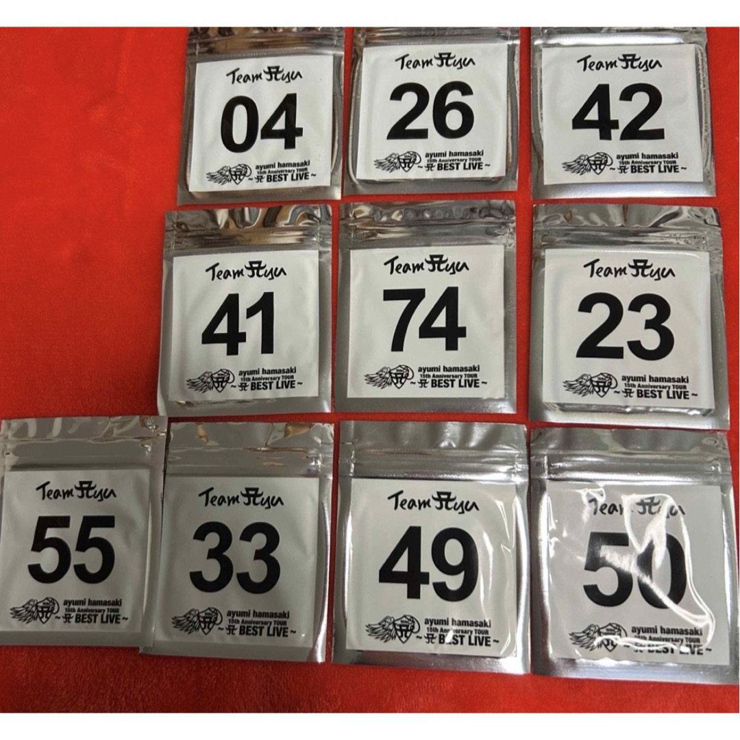 激レア 浜崎あゆみ 15周年記念 ジャケ写 マグネット 21種 おまけ付きの