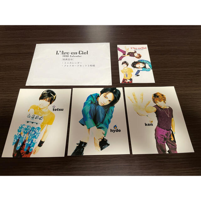 L'Arc～en～Ciel - L'Arc〜en〜Ciel 1998ミニカレンダー フォトカード