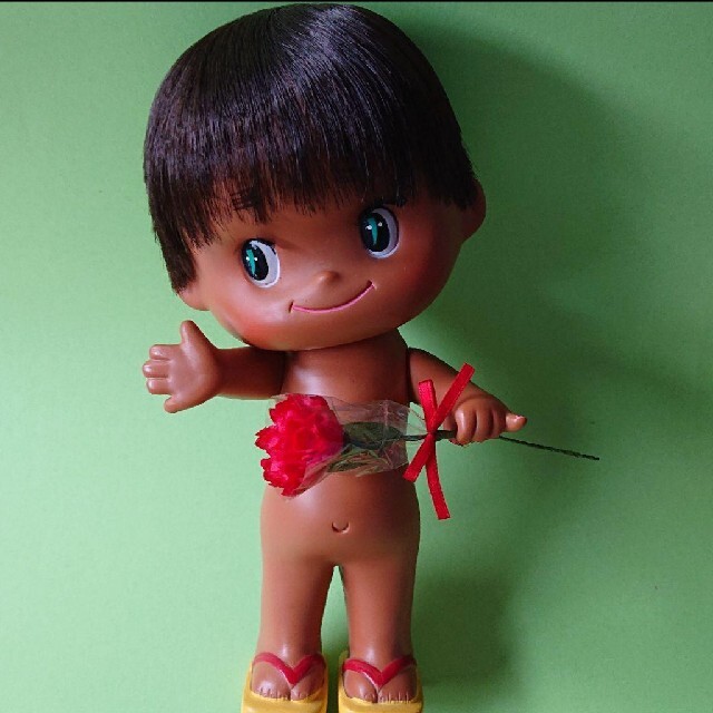 昭和レトロ 男の子 ソフビ 人形 レアの通販 by yorozuya7×8｜ラクマ