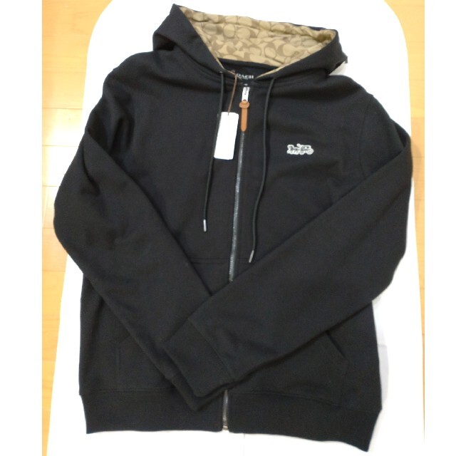 COACH - 【新品未使用】COACH/シグネチャー ジップ フーディーの通販