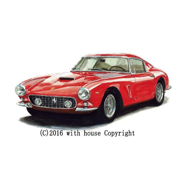 Ferrari - GC-427 Ferrari250GT-SWB限定版画サイン額装済作家平右ヱ門
