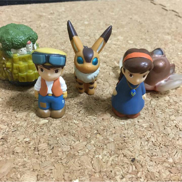 ジブリ - ジブリ どんぐり共和国 指人形 フィギュア 5種セット 天空の