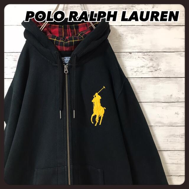 POLO RALPH LAUREN - ポロラルフローレン ダブルジップ パーカー 黒
