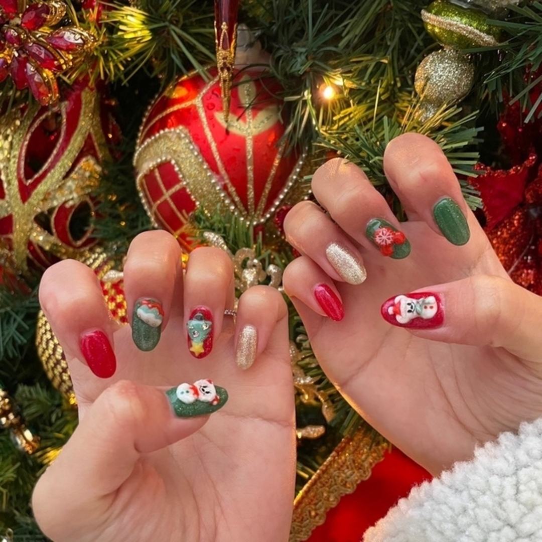 3dネイルパーツ ネイル ネイルパーツ クリスマスネイル 3dネイル