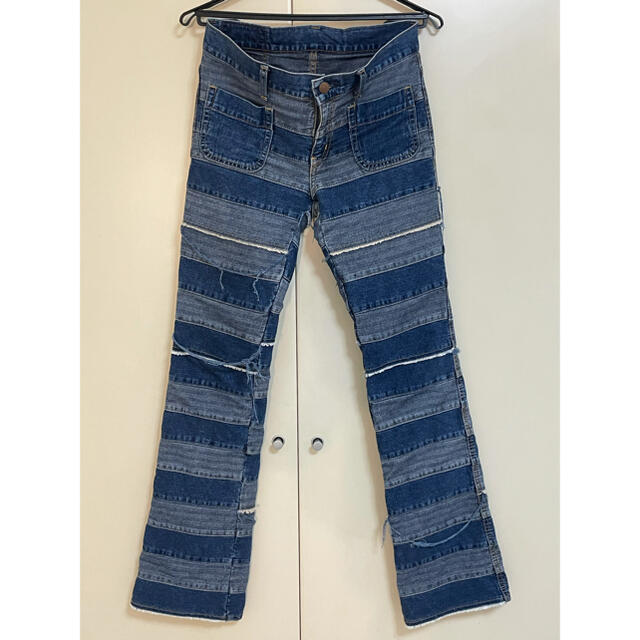 HYSTERIC GLAMOUR - ヒステリックグラマー ツギハギデニムパンツの通販