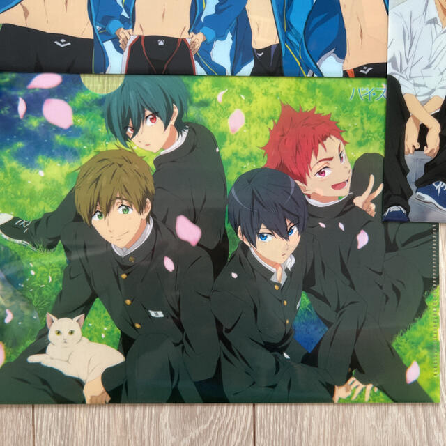 Free! ハイスピード クリアファイル 七瀬遥 橘真琴 椎名旭 桐嶋郁弥の