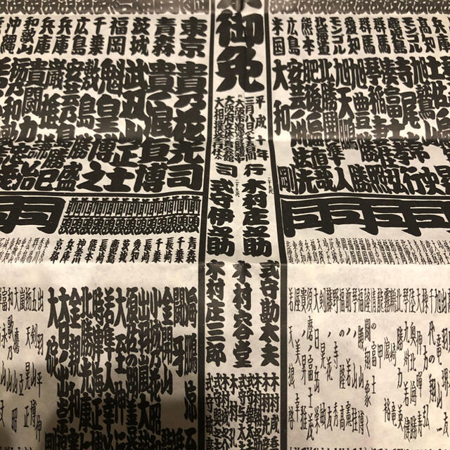 相撲番付表 平成10年 若貴兄弟 曙の通販 by yasu's shop｜ラクマ