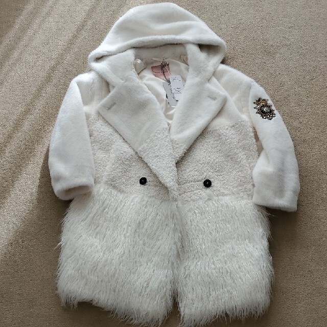 ERMANNO SCHERVINO - エルマンノフィレンツェフェイクファーコート白