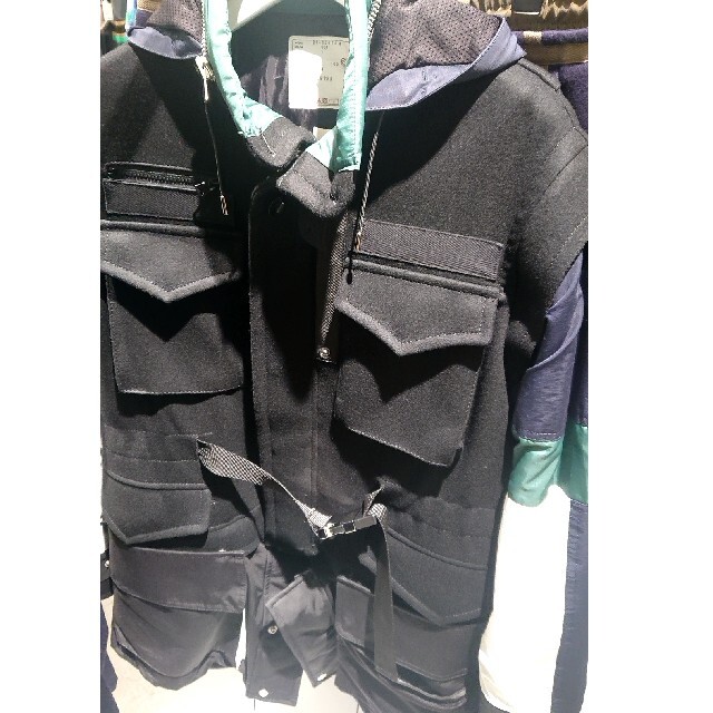 sacai - サイズ1 新品 21aw sacai Wool Melton Blousonの通販 by