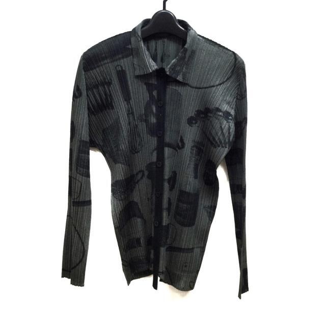 PLEATS PLEASE ISSEY MIYAKE - プリーツプリーズ 長袖シャツブラウス 3