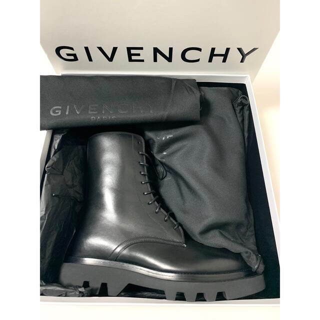 GIVENCHY - 新品《 GIVENCHY ジバンシィ 》レザー レースアップ ブーツ