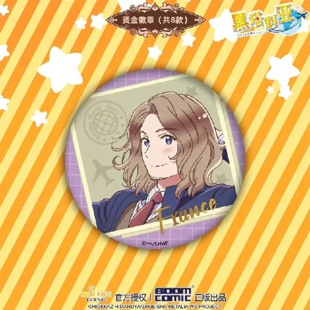 🌟ヘタリア World☆Stars 中国限定◎缶バッジ 全種セットの通販 by ご