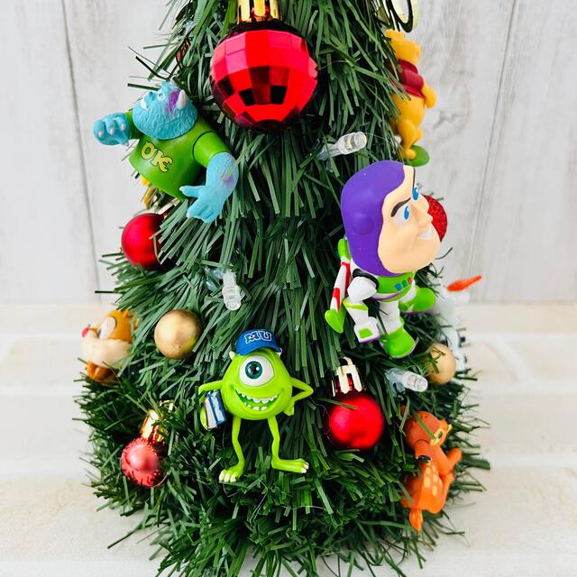 ディズニーキャラクター クリスマスツリー LEDライト フェイクグリーン