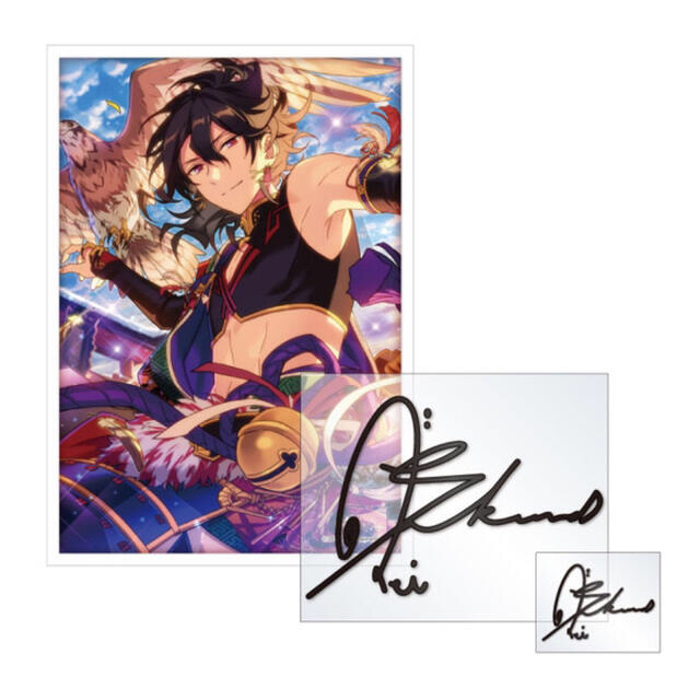 新品☆あんスタ【朔間零＆羽風薫】サインステッカーセット☆第二弾☆2