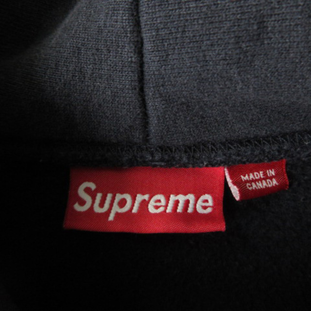 Supreme - シュプリーム パーカー Box Logo ネイビー M 紙タグ 90年代