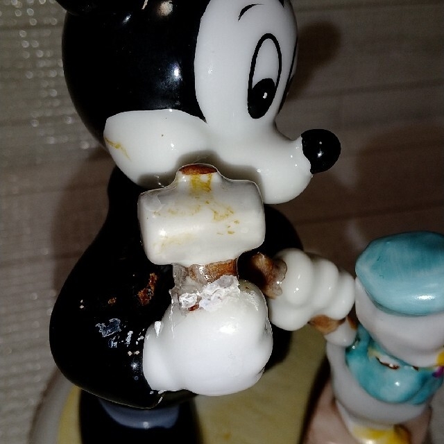 Disney - ディズニー 陶器製 ミッキーマウス オルゴール レトロ レアの