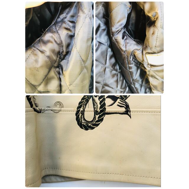 AVIREX - 希少 AVIREX 80着限定 虎&蛇墨絵 本革 シングルライダース XL