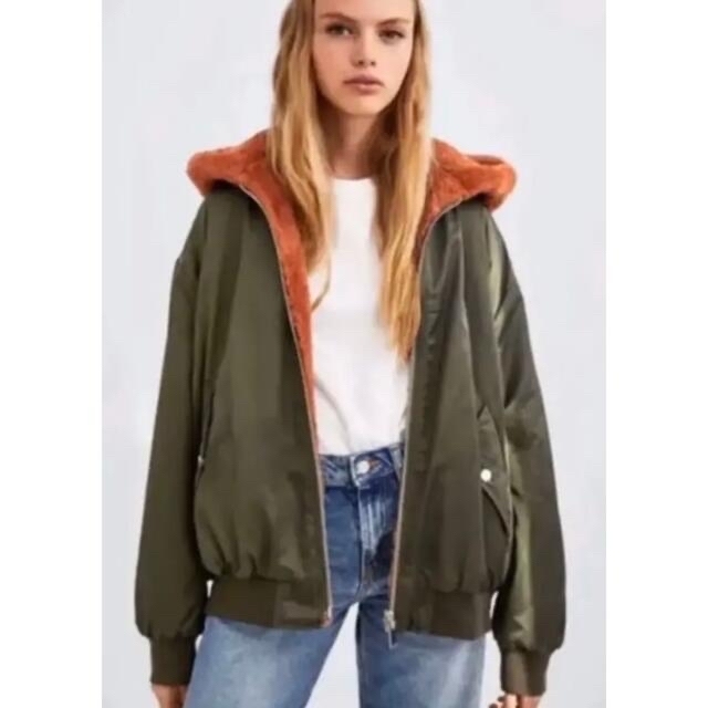 ZARA - ZARA リバーシブルボンバージャケットの通販 by coco shop