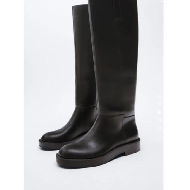 ZARA - ZARA ザラ 乗馬風 ロングブーツの通販 by Sarah's shop｜ザラ