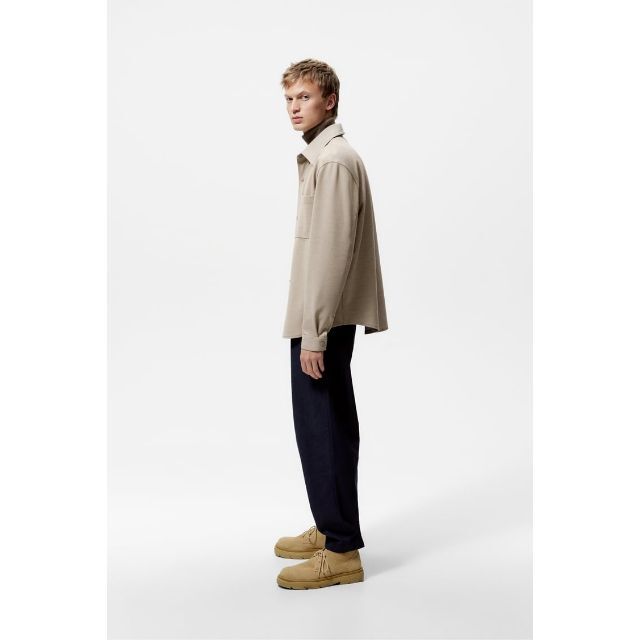 ZARA - ☆ZARA ザラ ポケット コンフォート シャツジャケット オーバー