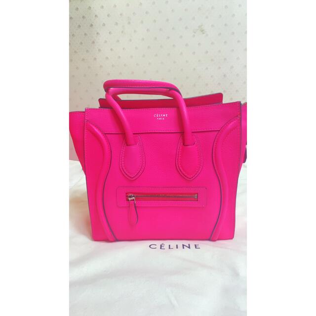 CELINE - ♡超美品♡CELINE ラゲージ ネオンピンクの通販 by haru's