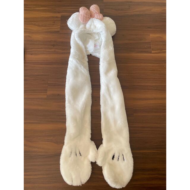 Disney - 【美品】ディズニー ミニー ファンキャップ 手袋 マフラーの