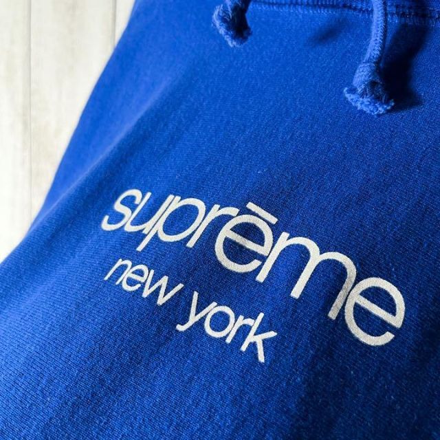 Supreme - 【カナダ製 L】シュプリーム NYロゴ スウェットパーカー