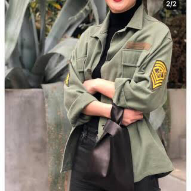 MADISONBLUE - 【MADISON BLUE 】MILITARY JACKET /カーキ/00の通販 by