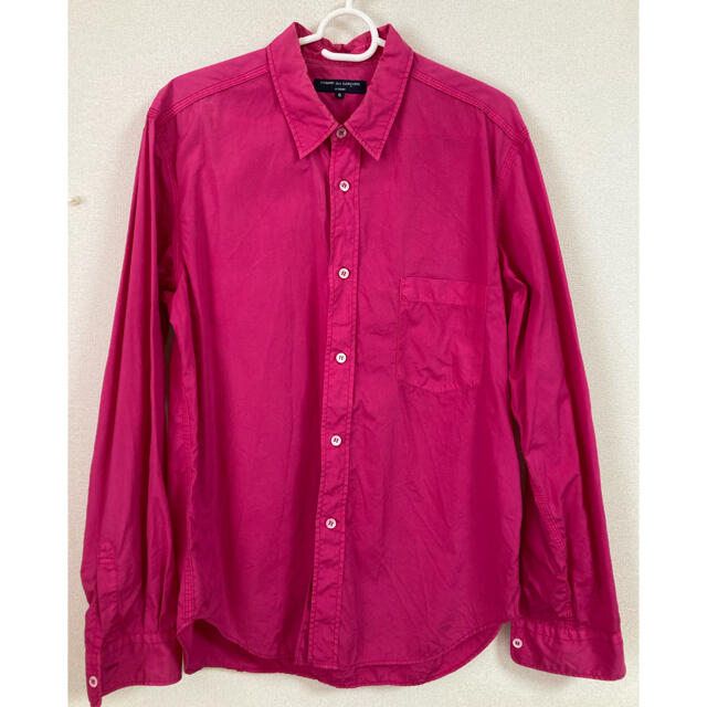 COMME des GARCONS - コムデギャルソン オム ピンク シャツの通販 by