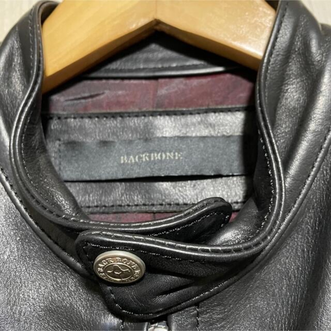 BACKBONE - バックボーン ライダースジャケット シングルの通販 by K's