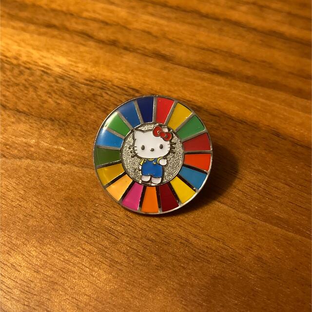サンリオ - ハローキティ SDGs 国連公式ラペルピン バッジの通販 by