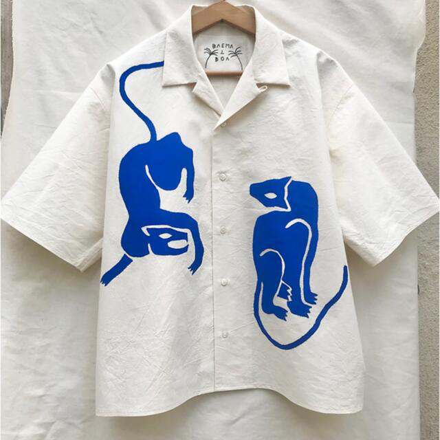baema t boa 動物刺繍 半袖シャツ baema t boa 動物刺繍 半袖シャツ