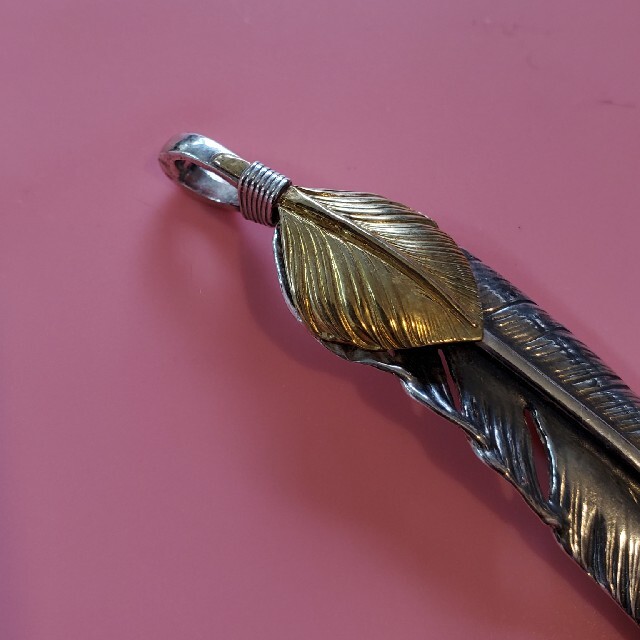 goro's - ゴローズ 上金金メタル付き特大フェザー フェザーのみの通販