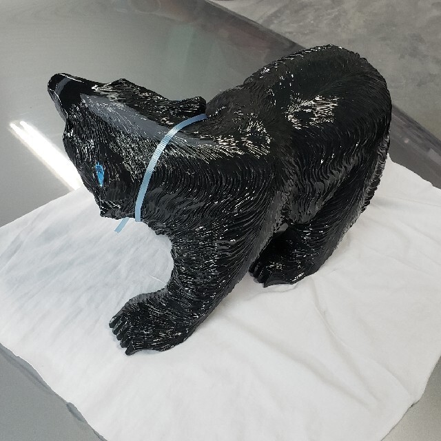 くまクマ熊木彫りのブラックベアー！の通販 by Dragon Jam 's shop｜ラクマ