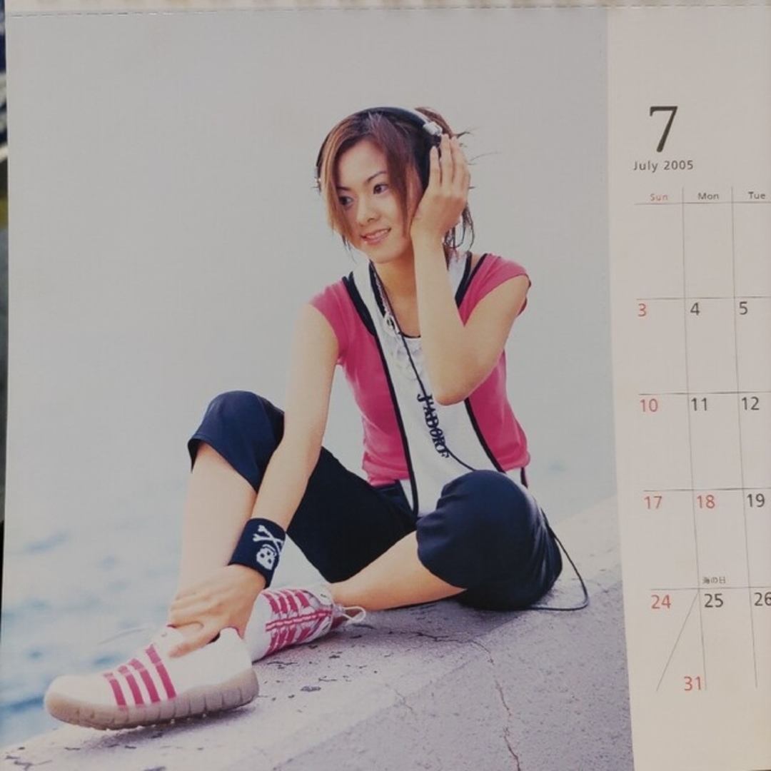 FC限定!倉木麻衣オフィシャル カレンダー 2005 Mai-K.net 卓上型の通販