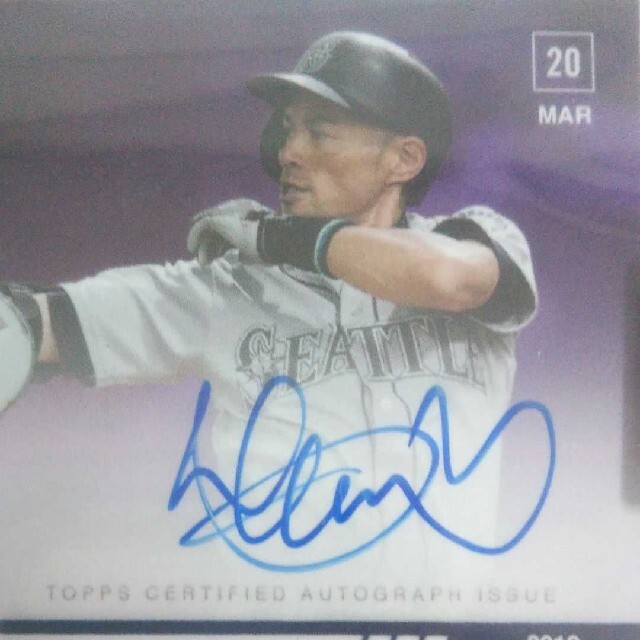 祝殿堂入り】topps now イチロー直筆サイン 25/25