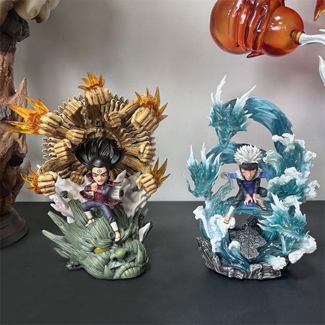 ナルト 千手柱間 千手扉間 ガレージキット ワーコレサイズ フィギュア