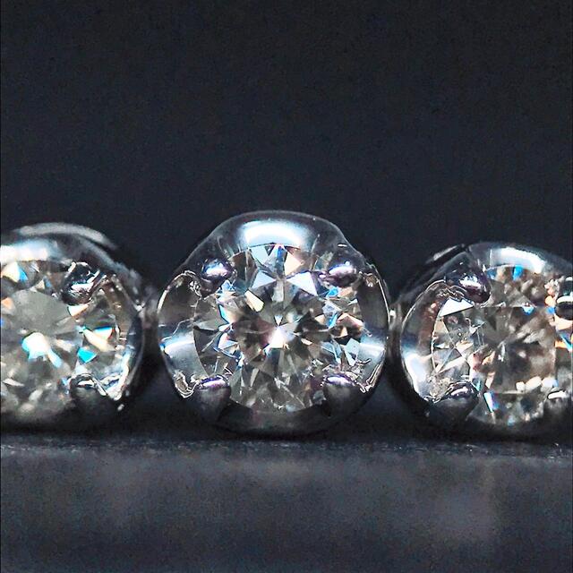 0.50ct QVC ダイヤモンド チェーンリング PT950 フリーサイズの通販 by