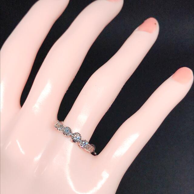 0.50ct QVC ダイヤモンド チェーンリング PT950 フリーサイズの通販 by