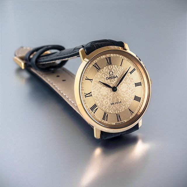 844) 稼働美品 オメガ デビル 手巻き 1973年 ギョーシェ 日差1秒の通販